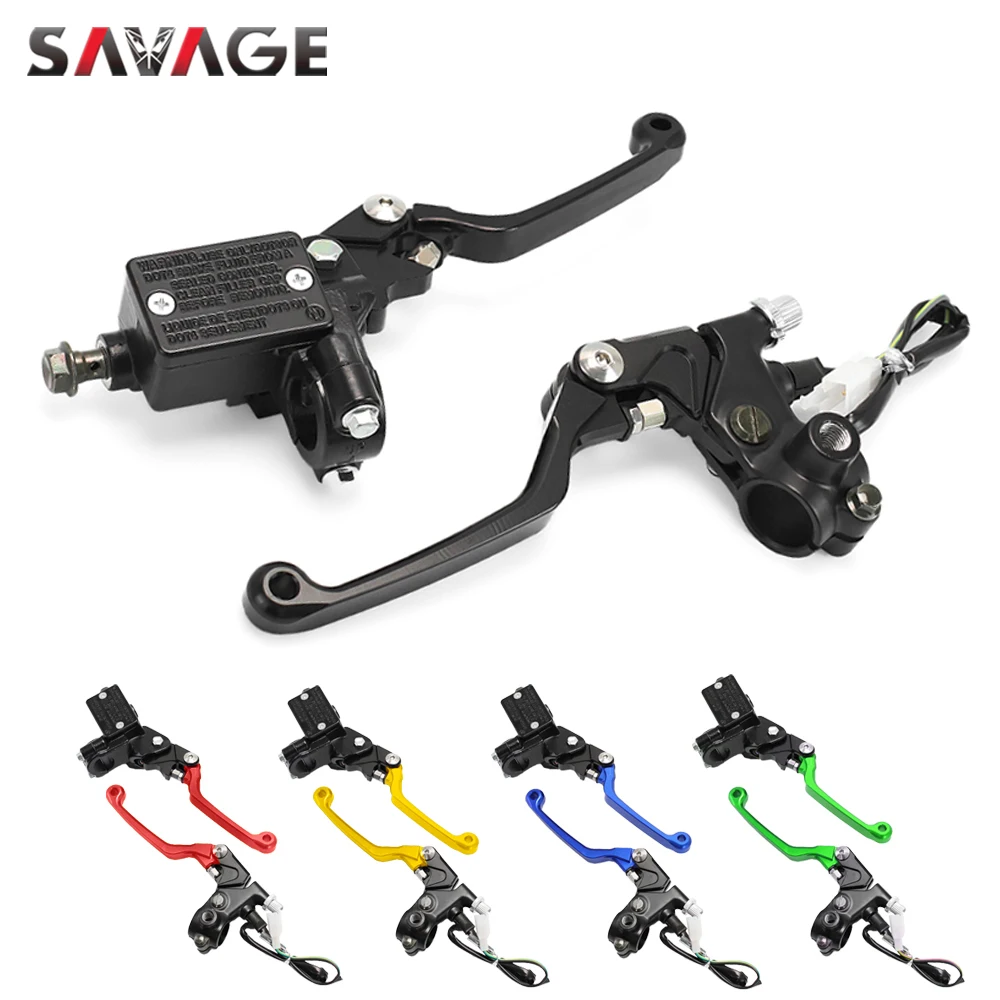 

Off-Road Dirt Pit Bike Universal Front Brake Master Cylinder Clutch Lever Handle Perch 7/8" 22mm Handlebar Motocross Accessories