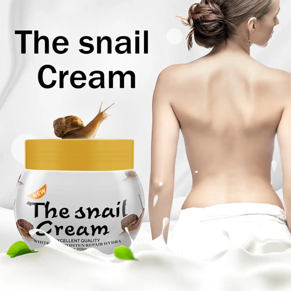 

200ML Snail Bleaching Body Cream Face Skin Whitening Moisturizing Body Lotion Skin Repair Brightening Cream Body Care Tools