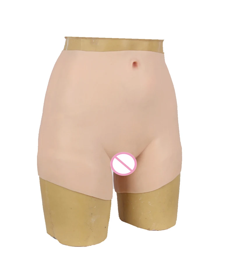 Силиконовые Поддельные влагалищные трусики сексуальные Gluteal Groove скрывающие Gaff трусы боксеры Hip Enhancer для трансгендертрансвестита Косплей Ajusen