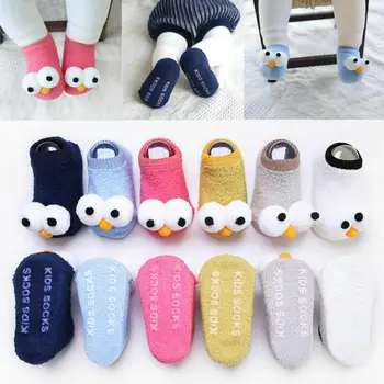 

Pudcoco 1PC Unisex Cartoon Newborn Baby Cotton Soft Anti-Slip Socks Slipper Shoes Boots