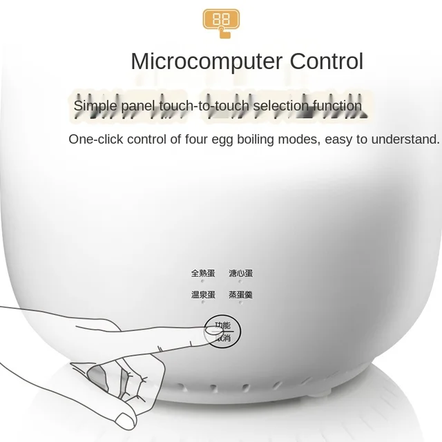 Tojáskazán Párolt Tojás Fantasztikus Termék Automatikus Kikapcsolás Háztartási Konyha Kis Készülékek Reggelizőgép Forró Rugó - Image 3