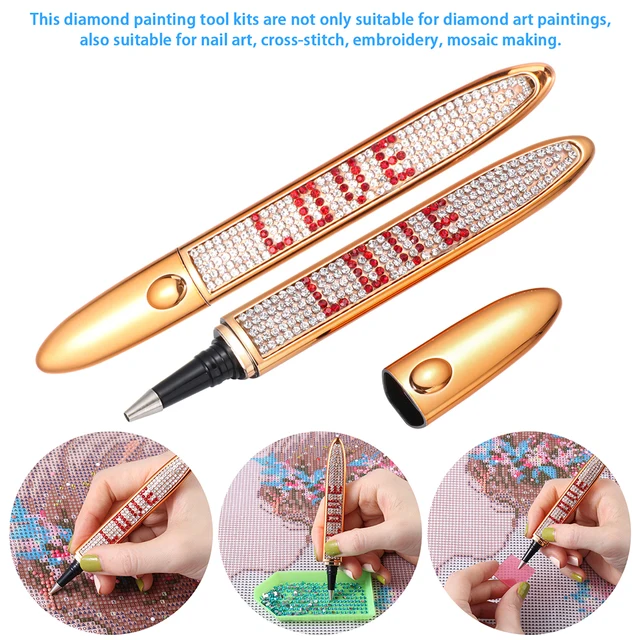 GATYZTORY 128pcs Diamond Painting Tools Kits Diamond Paint Accessories Pens  Funnel Plate Stickers - AliExpress