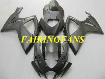 

Injection Mold Fairing body kit for GSXR600 750 K6 06 07 GSXR 600 GSXR750 2006 2007 Grey black Fairings bodywork+gifts SC77