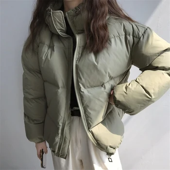

Winter Jacket Women Bubble Coat Jacket Streetwear Parka Padded Jacket Ladies Quilted Jacket Thick Coat Women Coat Korean 2019