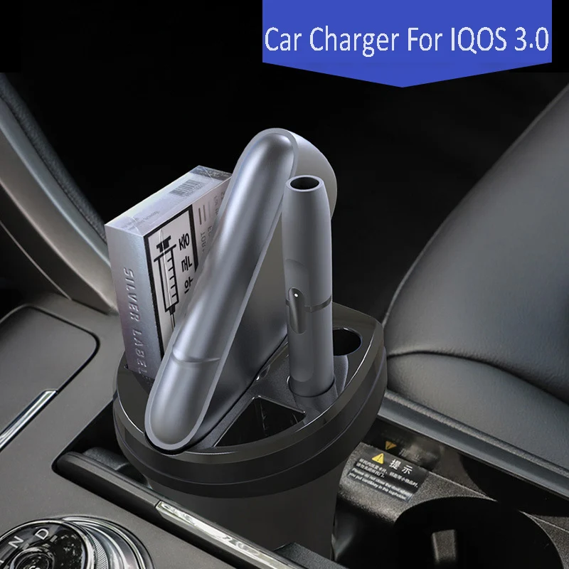 Черное цветное зарядное устройство для автомобилей Iqos 3 с портом type C 0
