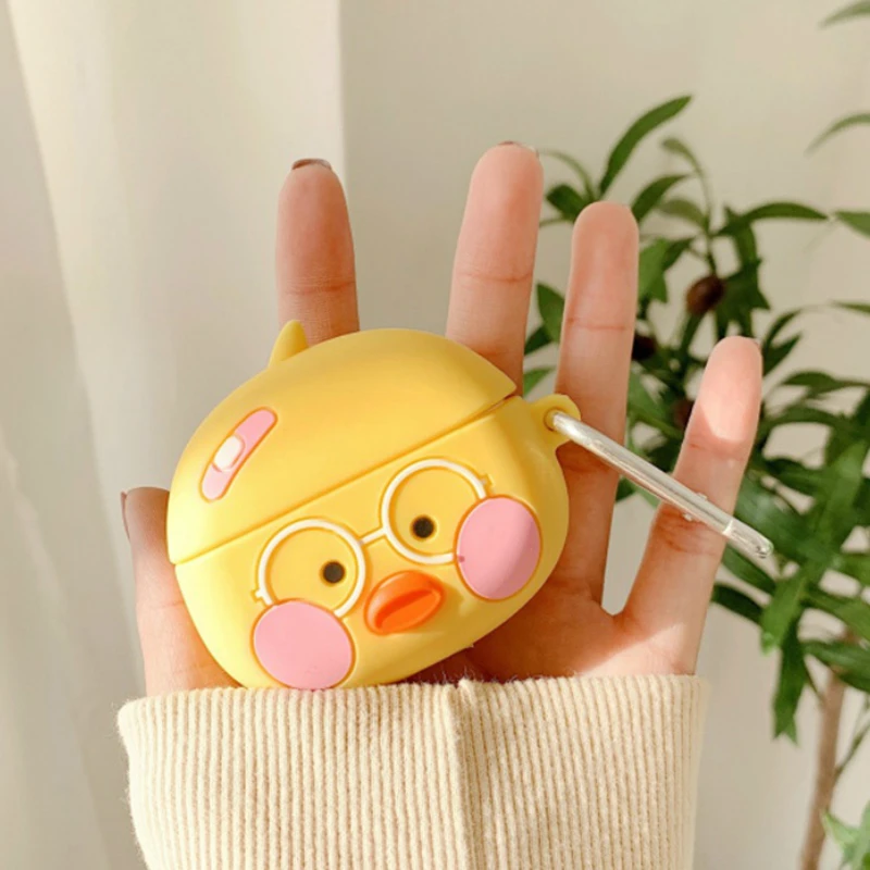 3D чехол для наушников Airpods Pro Чехол Силиконовый крокодил Мультяшные наушники/Earpods