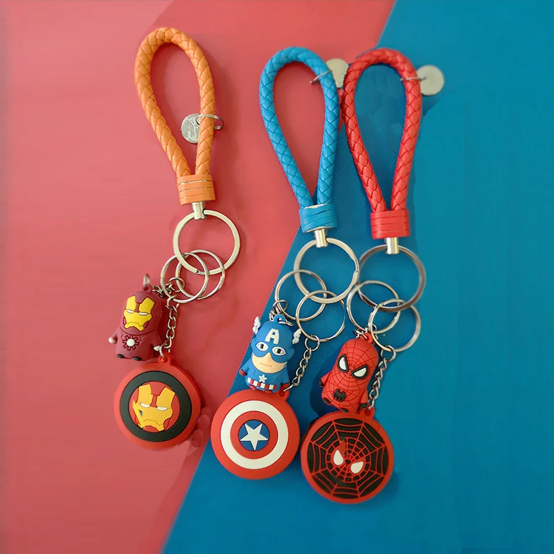 USA SELLER FREE SHIPPING ! Avengers keychain Key Chain Cute 3D Marvel 