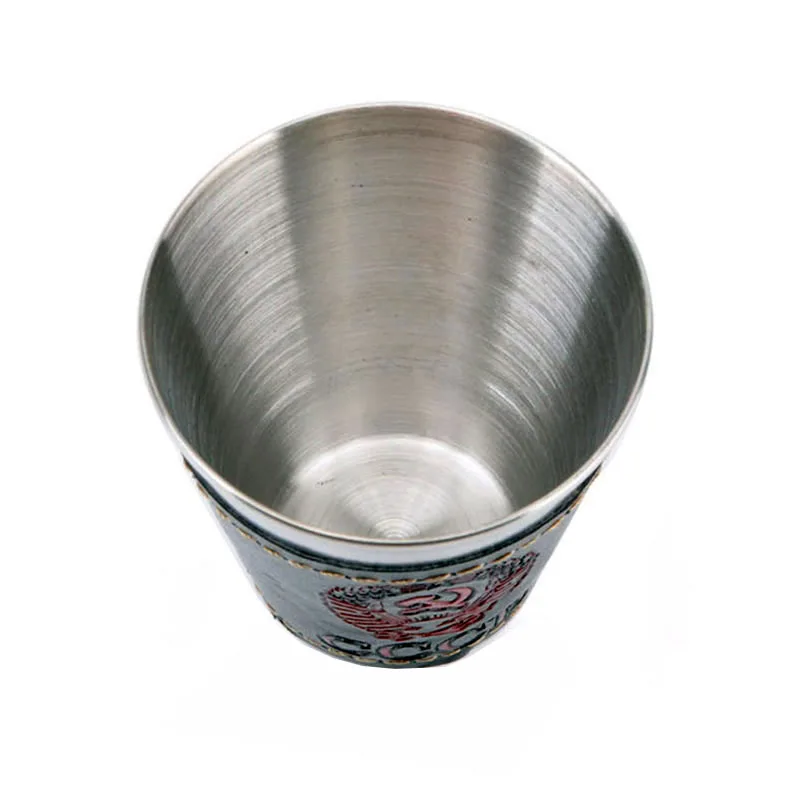 4Pcs/Lot 70ml Stainless Steel Camping Cup Tableware Drinking Water Cups Coffee Tea Beer Mug Travel Outdoor Camping Picnic Hiking