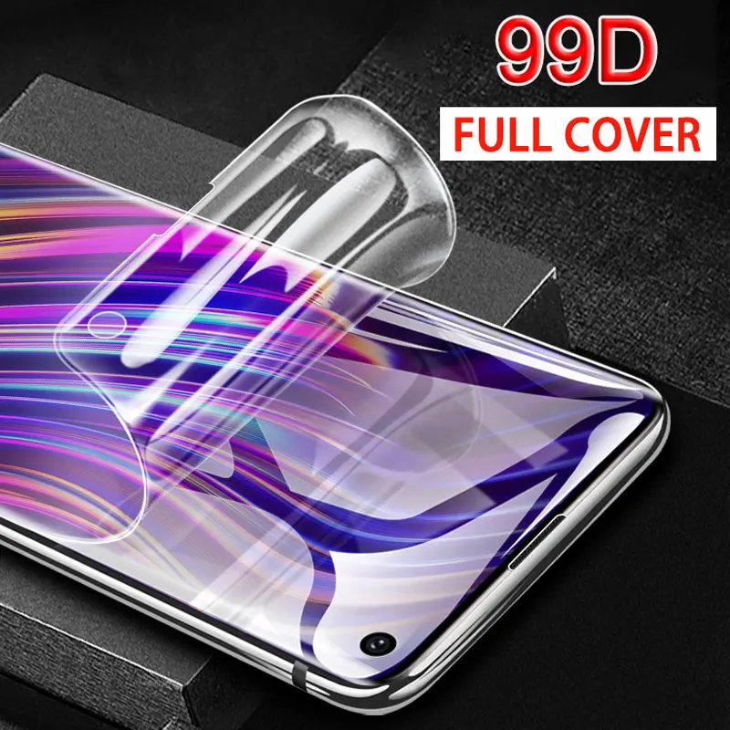 99D Защитная Гидрогелевая пленка на весь экран для samsung Galaxy S8 S9 S10 PLus Note 8 9 10 Pro S10E