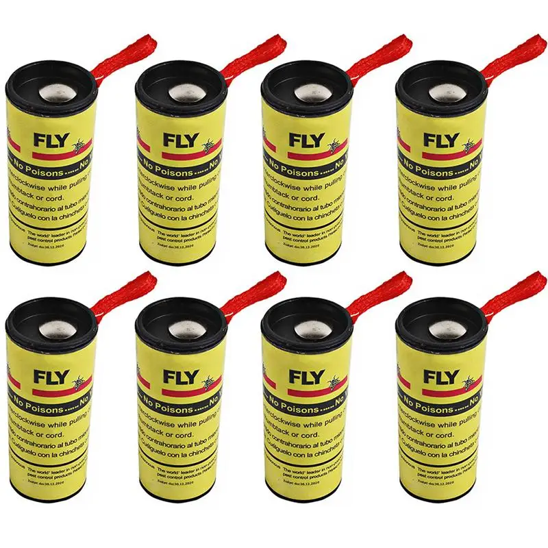 16 rollos Fly Sticky papel Catcher moscas Sticky Trap Bugs herramienta de Control de plagas
