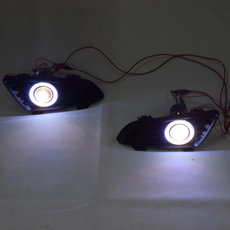 LED DRL Angel Eyes Fog Lights Exact-Fit Cover for Mazda 6 2003-2008 | Автомобили и мотоциклы