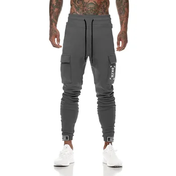 Breathable Jogging Pants Men Fitness Joggers Running Pants With Zip Pocket Training Sport Pants For Running Tennis Soccer Play 5