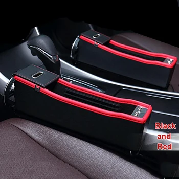 

Leather Storage Box Left Organizer Accessories Car Auto Multi-function