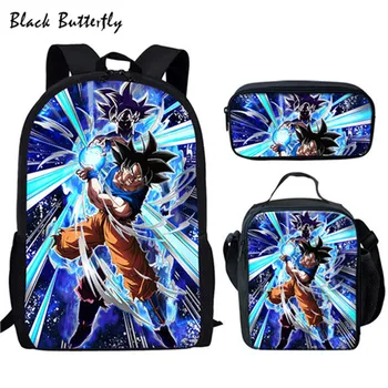 

Super Saiyan Dragon Ball Goku Z Print Children Backpack Schoolbag Miracle-Series Cartoon Student-Bag Anime Ultra Man