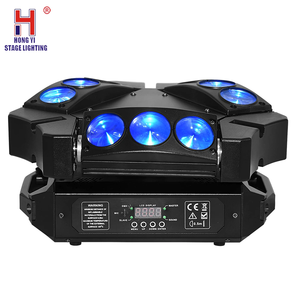 

Led Spider Beam Moving Head Light RGBW Stage Lighting Effect 9/16/48 Channels DMX Controller For Wedding Disco DJ Party Light
