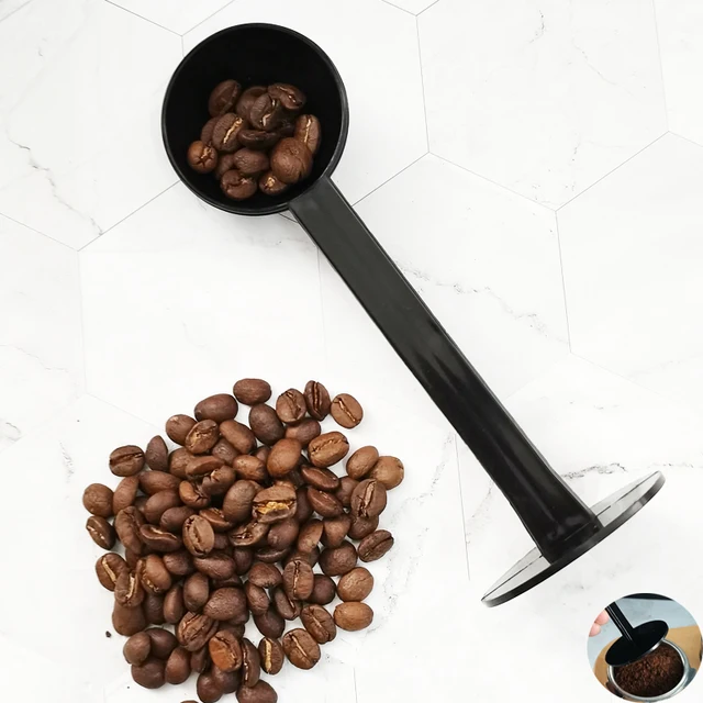 Standard Scoops Powder Press Kettős Felhasználású Kávékanál 2-Ból 1