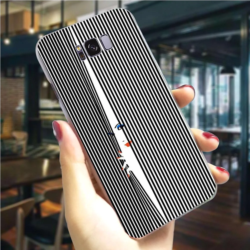 

Hard Case Bar Code Creative Phone Cover For Galaxy A9 Case A3/A5 A6 A8 Plus/A7 2018 A10 A20 A30 A40 A50 A60 A70 M40