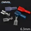 100pcs 6.3mm Crimp Terminal 50 Female Spade Connector with 50 Case ► Photo 1/6