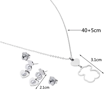 

NEW TOUSES bear Jewelry Fashion Hot pendientes Alloy Letter Bracelet Chain Charm Bracelet Female Personality joyas anillo