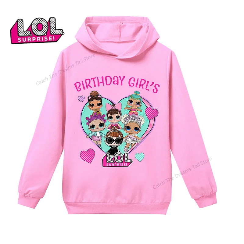 120-170cm LOL Surprise Doll Children's Sweater Clothing Girls Tops |