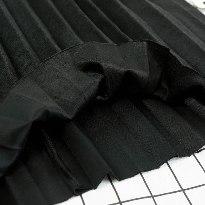 Autumn winter Maternity Fashion Dresses woolen pleated skirt Pregnant women Clothes High Waist Long Skirts