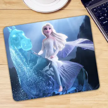 

Princess Elsa Frozen Printed Desk Keyboard Mause Mice Mat Gaming Mouse Pad Anti-slip Natural Rubber PC Computer Gamer Mousepad