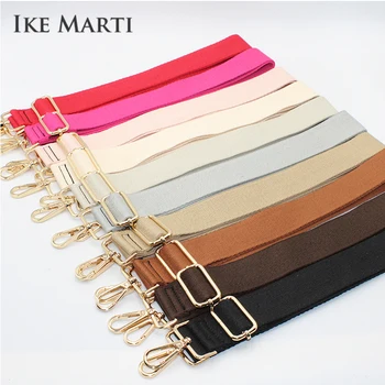 

IKE MARTI Long Shoulder Bag Strap Cotton Fashion Wide Replacement Strap for Bags Nylon Woman Messenger Accessories Bag Straps