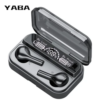 

Wireless Headphones 9D Stereo YABA TWS Bluetooth Earphone Sports Waterproof Headsets Noise Cancel auriculares inalambricos