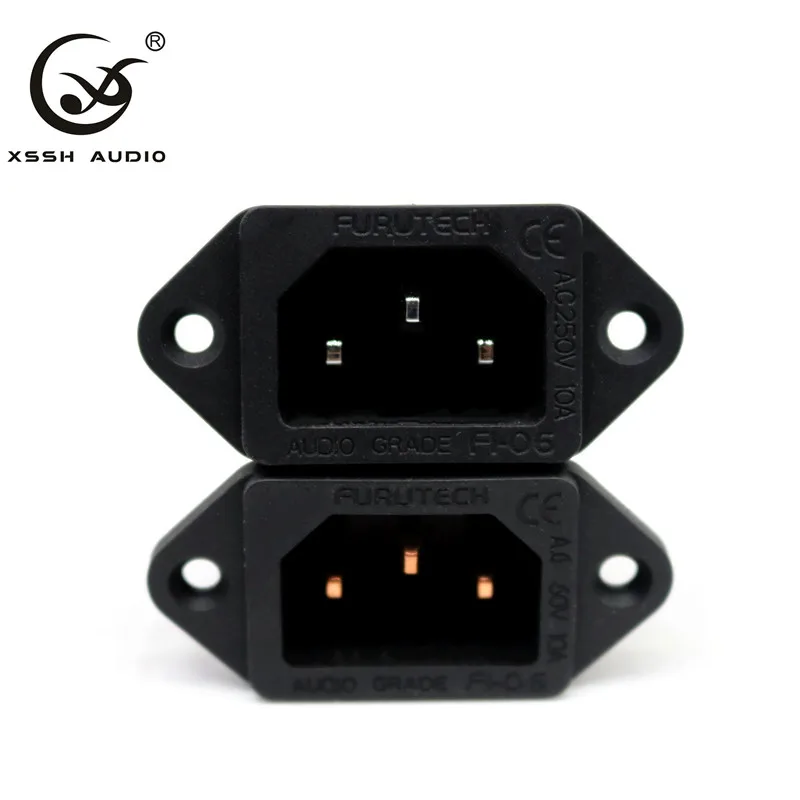 XSSH 4 шт. FI 06 Hi end DIY HIFI красная родиевая розетка с покрытием из чистой меди