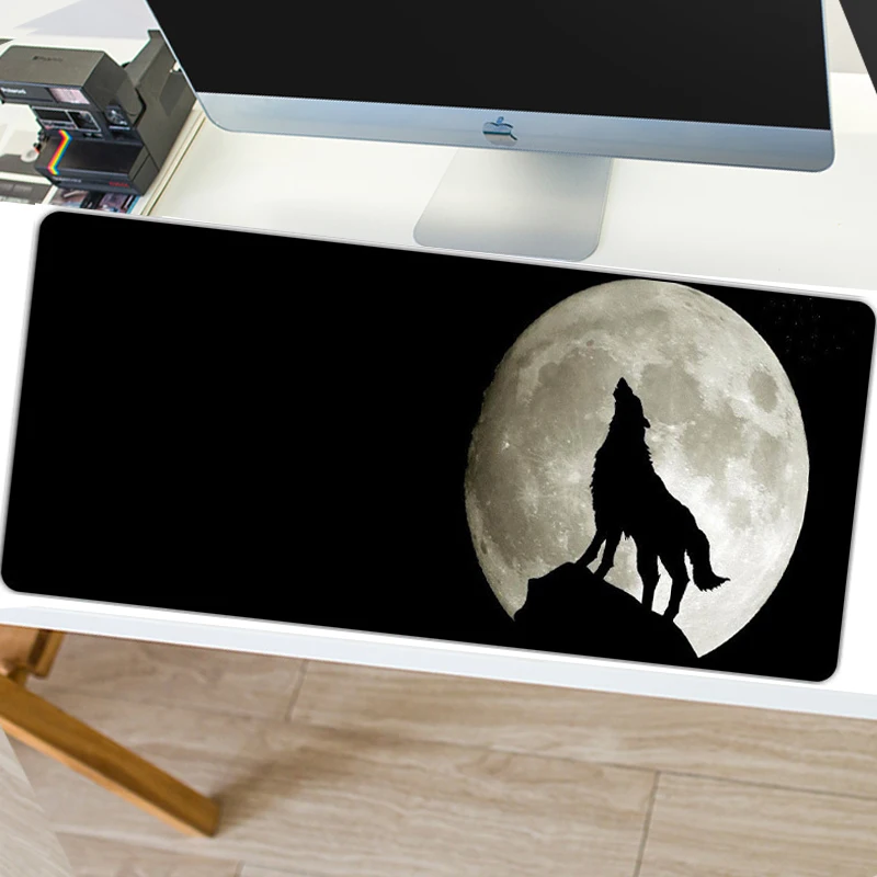  SOVAWIN 800x300mm Large Gaming Mouse Pad World Map Natural Rubber Locking Edge XL MousePad Game Key