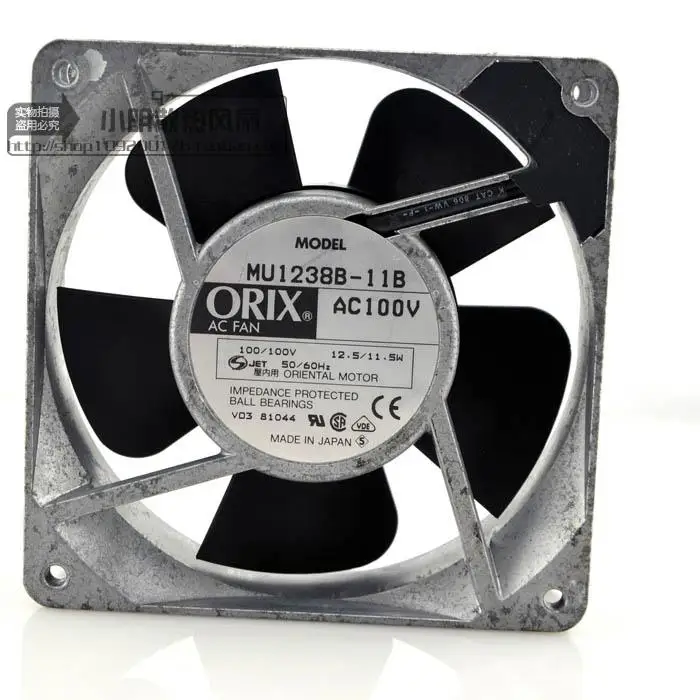 

Free Delivery. The original MU1238B - 11 b AC 100 v 12 cm AC fan aluminum frame