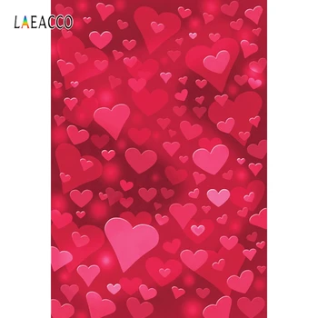 

Laeacco Valentine's Day Love Hearts Wedding Photography Background Seamless Customized Photographic Backdrops For Photo Studio