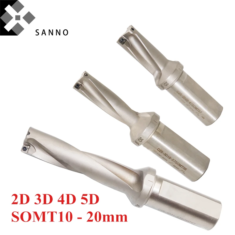 Сверло SOMT10 10 5 11 12 20 мм для быстрого сверления 2D / 3D/ 4D/5D Сменное сверло с ЧПУ