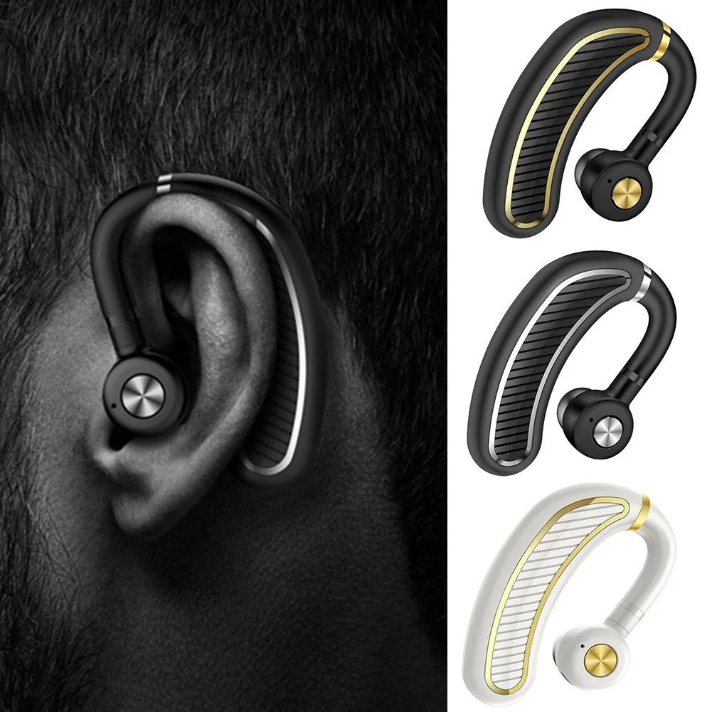 Earphone Bluetooth Earphone Single Driver Sports Handsfree Ear Hook Portable Business Lightweight HD