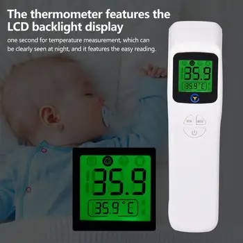 

Electronic Thermometer Digital Infrared Thermometer Non-Contact Forehead Thermometer With Fever Alert Function For Children Adul