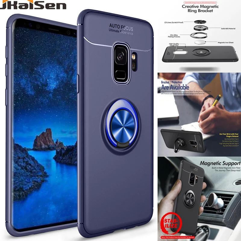 

For Samsung Galaxy A51 A71 A81 A91 Case Shockproof Stand Holder Car Ring Phone Case for Samsung A01 A11 A21 A31 A70S Back Cover