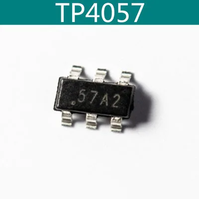 TP4057 литиевая батарея Зарядка IC 500 мА обратного подключения защиты SOT-23-1% 6 10 шт./лот