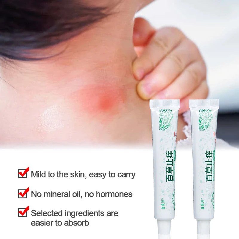 1Pcs Anti-itch Ointment Psoriasis Cream Dermatitis Pruritus Eczema 100% Chinese Traditional Herbal Medical Plaster P1081