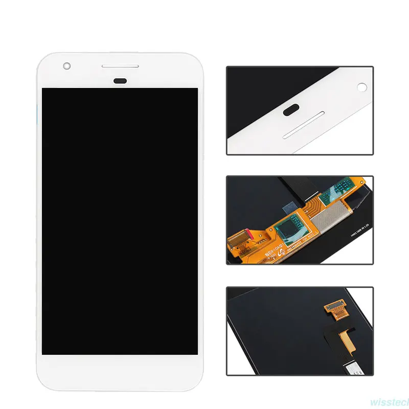 ЖК-дисплей для htc Google Pixel 1 Nexus S1, сенсорный экран, дигитайзер, черный, без рамки, сборка, замена, лучшее качество, 5,0 дюймов