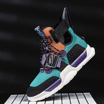 

Men And Women Running Shoes INS Ulzzang Harajuku Sneakers Breathable Sports Shoes Walking Jongging Catwalk Footwear Ladies Shoes