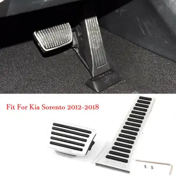 

Car Alloy Accelerator Gas Brake Footrest Pedal Plate Pad Cover Fit For Kia Sorento