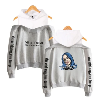 

Billie Eilish 2019 Autumn Women Hoodies Hoodie Long Sleeve Jumper Hooded Sweatshirt Top Sudaderas Mujer