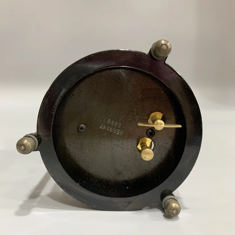 Elaborate Chinese collection home decorative copper Katydid ladybug old Cloisonne mechanical clock (cloisonne's color random)