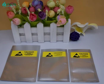

500pcs/lot 10.5*15cm Anti-Static Shielding plastic package Bag ESD open top Anti static electronic battery Storage Packaging bag