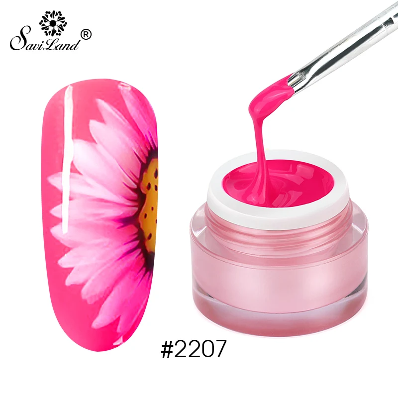 2207 Soak off 1 шт УФ-гель 3D Краски ing краска, лак для ногтей Краски рисованный блеск 12 Цвет акриловый Фрезер для ногтей cо шлифовальными искусства био Гель-лак - Цвет: 2207