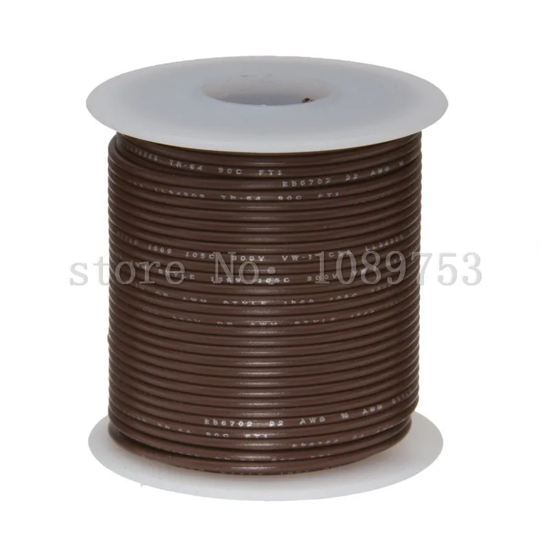 PVC 전자 와이어 전자 케이블, UL 인증 24, 30 미터, UL1007, 24awg, 1.4mm