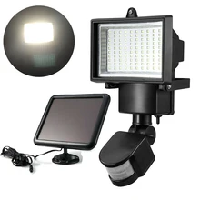 Дорожка крыльцо настенный светильник подвал Наводнение сарай гаража безопасности PIR сенсор открытый водонепроницаемый солнечные панели