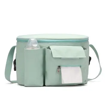 

2020 Fashion Baby Stroller Bag Bottle Holder Universal Strap Nappy Diaper Organizer Hanging Mummy Bags