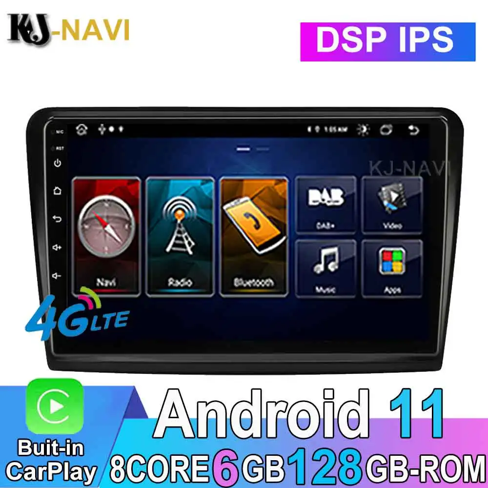 Система 6 + 128 ГБ Android 2013 для Skoda Superb 2 B6 2014 2015 без DVD Автомобильный плеер радио