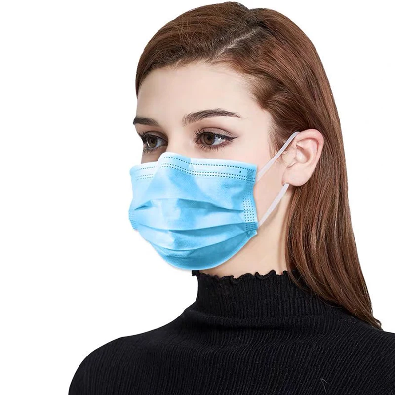 

10/50 pcs Face Mouth Safety Masks Non Woven Disposable Anti-Dust Earloops Facemasks Anti-Virus Masks Shipping Within 48 Hours